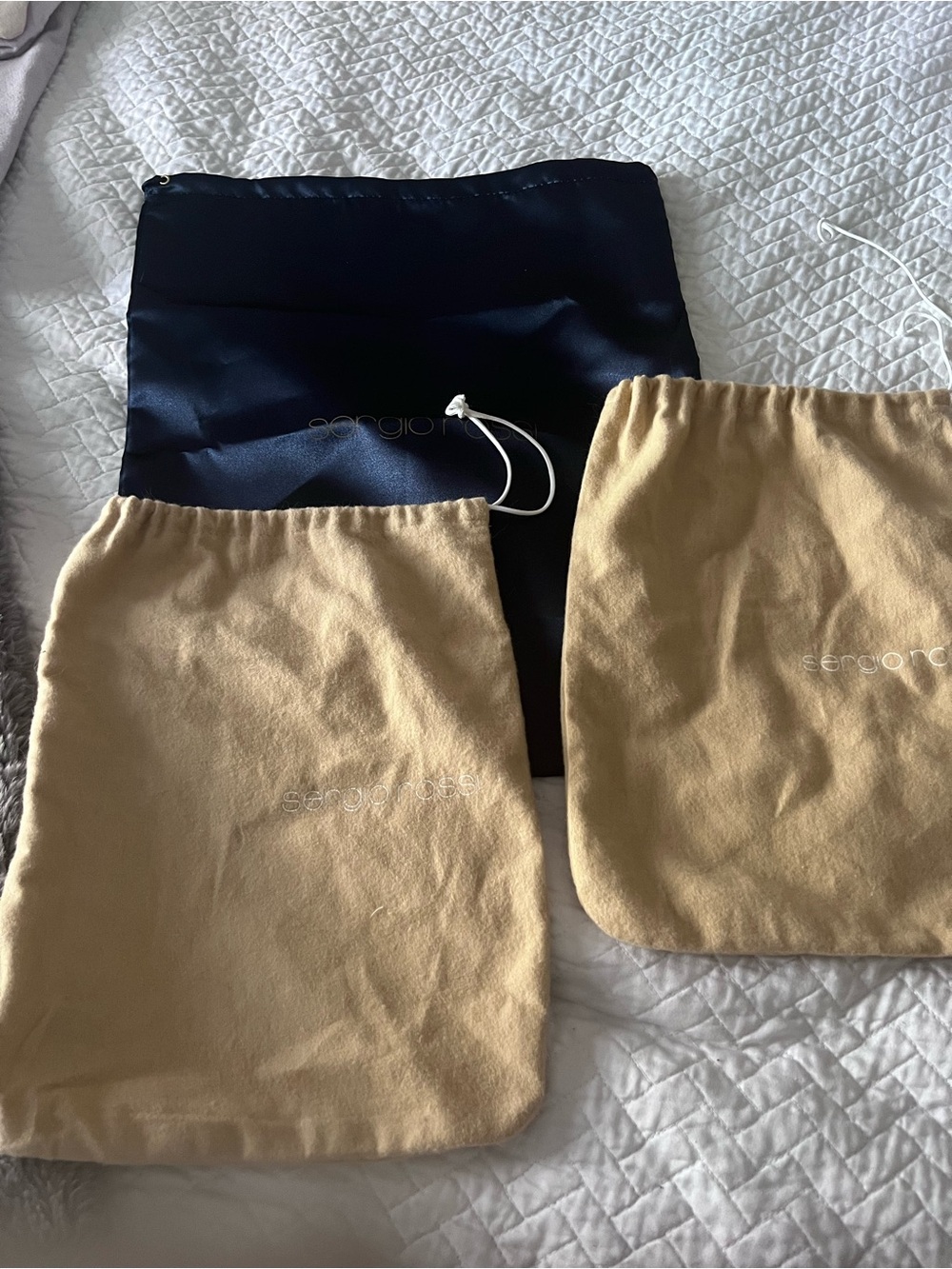 Sergio Rossi 3 dust bags